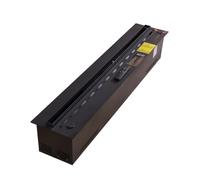 Chimenea para dormitorio, 7 colores, ajustable, vapor inteligente, llama simulada, electrónica decorativa con panel de control y calentador remoto, chimenea eléctrica de vapor de agua (1500 mm)