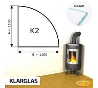 Chimenea Placa De Fondo Cristal Spark Protector Bandeja Horno Inferior - K2