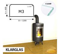 Chimenea Placa De Fondo Cristal Spark Protector Bandeja Horno Inferior - M3