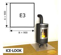 Placa De Vidrio Para Chimenea, Protector Contra Chispas, Placa Para Estufa - E3
