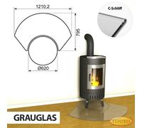 Chimenea Placa De Fondo Cristal Spark Protector Vidrio Con Respaldo Fuego