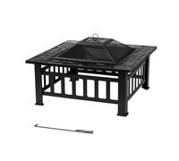Chimenea tepro Glenview, Negra (81 x 81 x 50 cm)