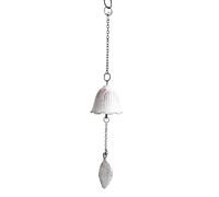 Chimes de viento japoneses - Tradicional Metal Blessing Chimes Outdoor | Pequeño adorno colgante con tonos | Pieza de decoración de estilo japonés, acento de jardín paz para el hogar Patio