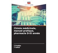 Chimie médicinale, manuel pratique, pharmacie D-III année