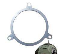 Chimney Brace - 304 Stainless Steel 9.4cm, Flue Liner Bracket, Wind Resistant Fixing | Secure Flue Stabilizer, Stainless Steel Clamp, Chimney Support Ring For Outdoor Vents, Roof Pipes