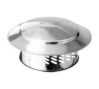 Chimney Cap - Stainless Steel Exhaust Topper for Roof Vent Protection, Durable Dustproof Cover Guard with Weather Resistance, Roof Ventilation Cap for Stovepipe, Furnace, and Water Heater