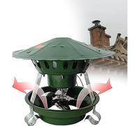 Chimney Smoke Extractor,80W Roof Induced Draft Fan,Easy To Install, Dustproof And Rainproof，Suitable For Chimney With An Inner Diameter Of 12.5-21Cm, LJJY-KK