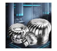 Chimney Spinner Cowl Stainless Steel, Stainless Steel Spinner Anti Downdraught Chimney Cowl，with Rotating Cap Ventilation Pipe Fit Chimney Caps for Flue Pipe Sizes (Size : 250mm/9.84in)