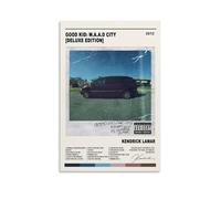 CHIMOSHEJI Póster decorativo de Kendrick Lamar con texto en inglés "Good Kid", pintura para dormitorio, 30 x 45 cm, estilo sin marco