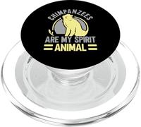 Chimpancés Son Mi Espíritu Animal Chimpancé Mono Mono Chimpancé PopSockets PopGrip para MagSafe