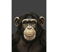 Chimpanzee Cover Design: Aesthetic Journal for Writing, Drawing & Notes | Blank Notebook for School, Work & Creativity.