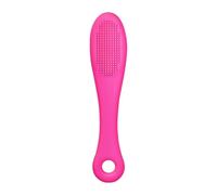 Chin Brush - 10x2.5cm Pet Scrubber | Silicone Brush, Non-Slip Finger