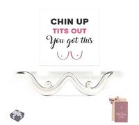 Chin Up Tits Out Boobie - Anillo de plata de ley 925 con texto en inglés "My Body My Choice Boobie", anillos de confianza personalizados para mujer, 9, Plata, No.