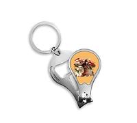 China Asesino Juego Caballero Ranger Fingernail Cutter Abridor Llavero Scissor