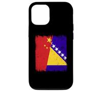 China Bosnia Y Herzegovina Media Bandera Carcasa para iPhone 12/12 Pro