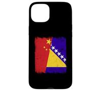China Bosnia Y Herzegovina Media Bandera Carcasa para iPhone 15 Plus