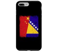China Bosnia Y Herzegovina Media Bandera Carcasa para iPhone 7 Plus/8 Plus