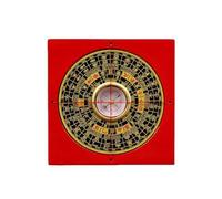 China Feng Shui Luo Pan Tool Brújula Antigua Buena Suerte Encuesta Geomántica Presagio Geomántico Exorciza Espíritus Malvados Geomántico
