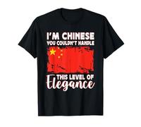 China Flag Proud Elegant Chinese Boyfriend Girlfriend Camiseta