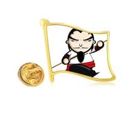 China Masterpiece The Outlaws of Marsh - Pin de solapa de metal dorado