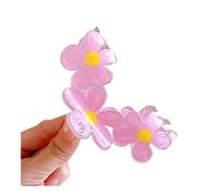 China moda nuevo estilo casual grande pequeño hermoso flores pinzas para el cabello accesorios para mujeres niñas pinzas de pelo acrílico cabecero (Big-01)
