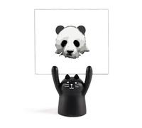 China National Treasure - Soporte para notas de gato negro con diseño de panda