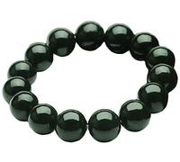 China Natural Hetian Green Jade Nefrite Brazalete Tallado (Ronda 14 mm)