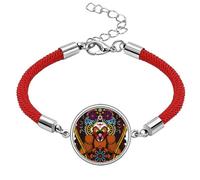 China Pekín chino Pekín, pulsera de cuerda roja de la suerte, hecha a mano