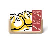 China Plato chino delicioso patrón 2022 calendario de escritorio planificador 12 meses