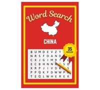 China Word Search Puzzle Book: Easy to read print | 6x9 inches | 35 Puzzles, 315 Words, 53 Pages | Gift for Country & Geography Lovers, Vacations, Road Trips, Holidays, & Free Time