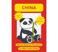 China Word Search Puzzle Book for Adults | 55 Large Print Puzzles Celebrating Chinese Culture, Cities & Landmarks