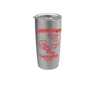Chinatown, Illinois, circuito chino-americano de Chicago, lado sur Vaso térmico de acero inoxidable de doble pared