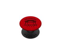 Chinatown San Francisco California Chinese SF 510 Dragón PopSockets PopGrip Adhesivo