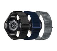 chinbersky 3 Piezas Nylon Correa Compatible con Samsung Galaxy Watch 7/6/5/4/FE Correa 40mm 44mm/Galaxy Watch 5 Pro Correa/Galaxy Watch 6 4 Classic Correa, One Click Sport Loop Correa de Recambio