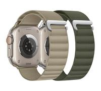 Chinbersky Alpine Loop - Pulseras compatibles con Apple Watch Ultra 49 mm, 45 mm, 44 mm, 46 mm, 42 mm, correa de repuesto de nailon deportivo ajustable para iWatch Ultra 2 SE