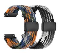 chinbersky Nylon Trenzado Correa Reloj 22mm con Cierre Magnético, Correa 22mm Watch Elástica Band para Galaxy Watch 3 45mm/46mm/Gear S3 Classic/Amazfit Balance/gtr 3/4/2/bip 5/Huawei Gt 5/4/3/2 46mm