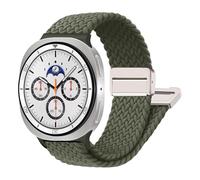 chinbersky Trenzadas Correas Compatibles con Galaxy Watch 8 Correa 40mm 44mm/8 Classic 46mm, Magnéticas Nylon Elástico Tela Correa para Samsung Galaxy Watch 8 Classic Correas/8 (40mm 44mm)