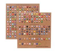 Chinchetas de Bandera Nacional 291 Pcs Alfileres de Banderas para Mapa del Mundo de Viajes Agujas Decorativas con Placas de Corcho Pines de Empuje de Metal, Alfileres Creativos para Tablero de Anuncio