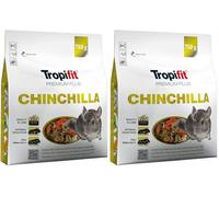 CHINCHILA Premium Plus 750g - Alimento con Verduras y Hierbas para Chinchillas (Paquete de 2)