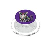 Chinchilla Calavera México Calavera Viva México Fiesta PopSockets PopGrip para MagSafe