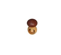 Chinchilla® Cascanueces Mosca Champiñón Oscuro | Robusto Cascanueces | Fácil cascado de nueces | Diseño Tradicional y Durabilidad | Madera 12x5 cm