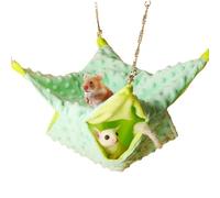 Chinchilla Hammock for Small Pets | Cozy Double Layer Swing for Guinea Pigs, Hamsters and Ferrets | Soft and Comfortable Cage Accessory for Squirrels | Ideal for Resting and Playing in the Cage