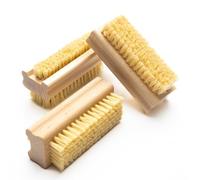 Chinchilla® Juego de 3 cepillos para Lavar a Mano, Madera, Color marrón, Limpieza eficiente y respetuosa con el Medio Ambiente, tamaño hogar, Fabricado en Alemania