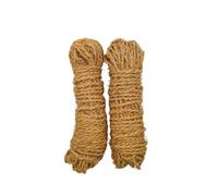 Chinchilla® Manojo de Hilo de Coco | 2X 25 Metros | Cinta de Coco | Fina | Hilo de Coco marrón para jardinería versátil, Manualidades, Ocio y diversión Infantil