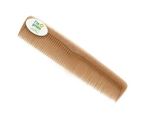 Chinchilla® Peine para mujer de caña de azúcar, peine sostenible para mujer, mujer, transporte, viajes, camping, vegano y reciclable, abeto, sin plástico, 1 unidad