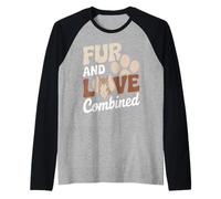 Chinchilla Pet Dueño Lindo Esponjoso Exótico Mascota Entusiasta Camiseta Manga Raglan