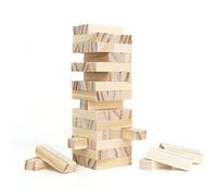 Chinchilla® | Torre de Madera | Torre de Viaje | Juego apilable para Toda la Familia | Juego de Habilidad | Diversión de Entretenimiento para Viajes | Entrena Tus Habilidades motoras Finas