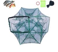 Chinchorro Plegable para Pesca, Folded Fishing Bait Trap, Versatile Bait Fish Trap, Magic Foldable Fishing Traps, Fishs Baits Traps for Fishings for Fish/Crab/Shrimp/Crawdad (24Holes)