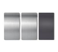 CHINDRAG Placa de construcción para impresora 3D de resina, 2 piezas de chapa de acero flexible y 1 plataforma de base magnética compatible con Anycubic Photon Mono M5 / M5S / M5S Pro, 230 x 135 mm