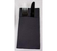 Chiner - Servilleta Canguro Punta Punta 40 * 40 - Caja 120 unds. (Negro)
